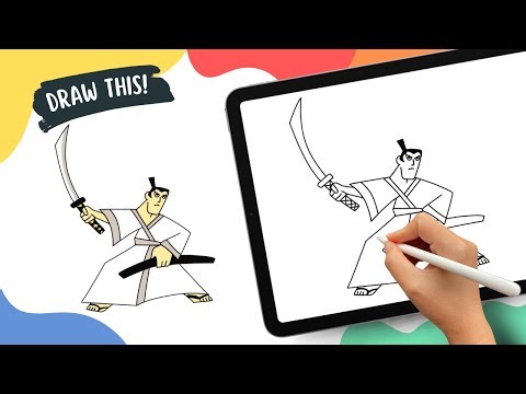 Samurai Jack – Easy Cartoon Drawing Tutorial