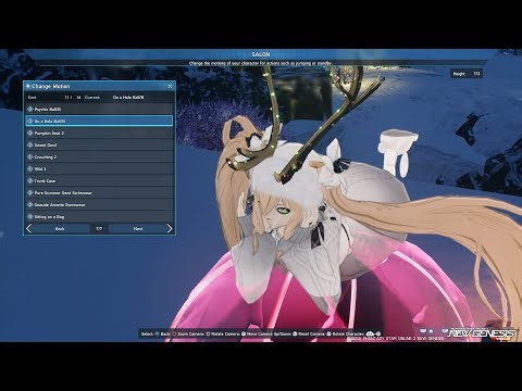 PSO2 NGS Character Creation Tutorial, Sleepy Rudolph Mia