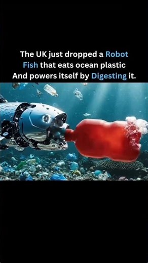 UK’s Robot Fish That Eats Plastic 🔔 | Future Tech is INSANE 🤯 | #digitalstartupindia #ai #technology