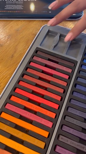 Lost in the soothing symphony of Derwent Inktense blocks —ASMR for the creative soul. ✨ Experience the brilliance of the Inktense formulation in pastel-like blocks. Use flat for fuller coverage or use the corner for more precise placement #DerwentMagic #ASMRArtistry #CreativeWhispers #DerwentInktense | Derwent Art | Facebook