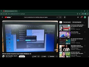 How to screen record on Acer laptop Windows 10 YouTube and Chrome