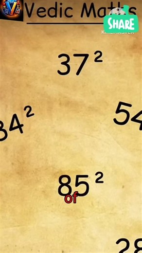 Vedic math trick for two digit multiplication #maths #viral #mathstricks