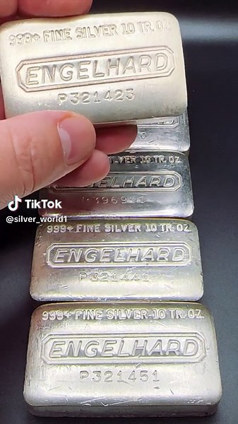 Engelhard 10 oz .999 Silver Pillow