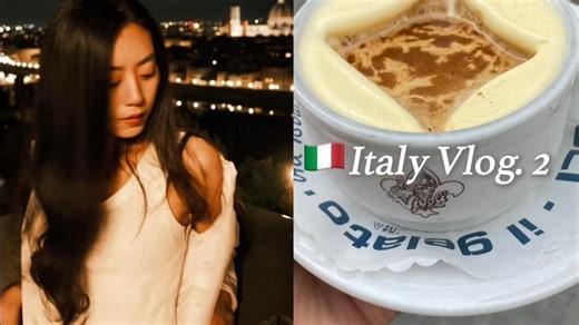 「🇮🇹帕多瓦&佛罗伦萨&比萨&梵蒂冈&罗马Vlog」米开朗基罗广场的绝美夜晚 逛不烦的博物馆以及吃不腻的Gelato和Pasta 是我爱意大利的理由💕