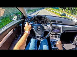 2014 Volkswagen Passat B7 (1.4 TSI 122 hp) | POV Test Drive #2550 Joe Black