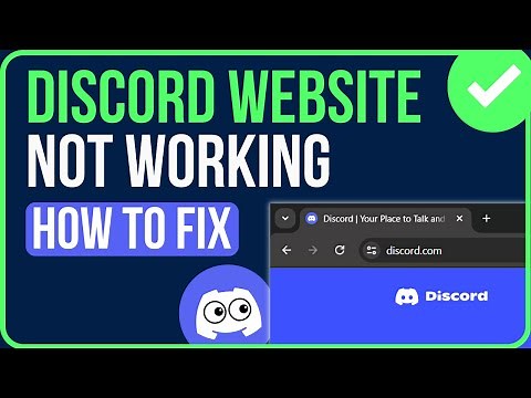 [FIXED] DISCORD WEBSITE NOT LOADING | How to Fix Discord Website Not Working