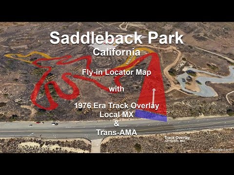 Saddleback Park 1976 Track Map Fly-In (2024)