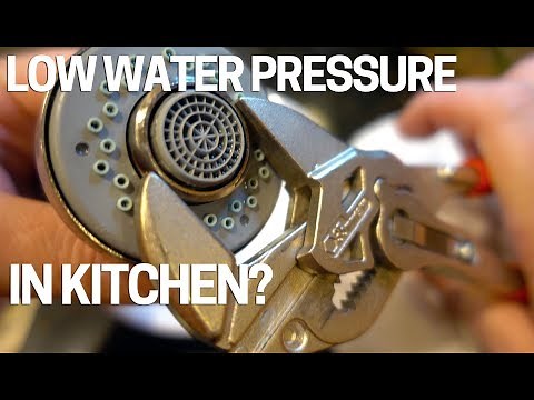 Low Water Pressure/Flow Kitchen Faucet - Easy Fix