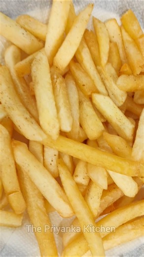 Kfc Style Crispy French fries Recipe | McDonald's french fries recipe #snacks #frenchfries #viral