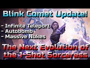 Infinite Blink Comet Autobomber - Archmage Lightning Conduit Stormweaver Sorceress - Path of Exile 2