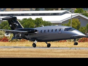 Piaggio P180 Avanti Landing and Tour