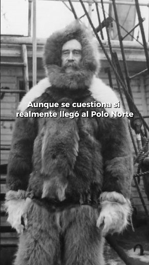 ¿Sabías que? Primera expedición al Polo Norte #shorts #historia
