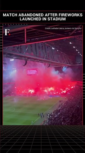 #FirstpostNews | Ajax vs FC Groningen: Match Abandoned After Fans Set off Fireworks | N18G
