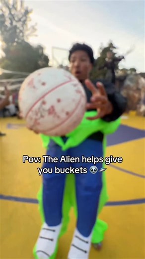Wemby?! #basketball #reels #Halloween #aliens | Dame Hoops