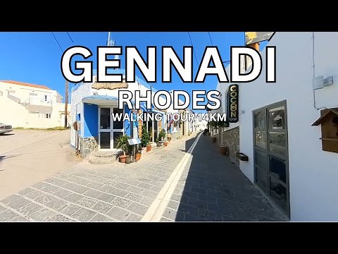 Exploring Gennadi village in Rhodes: A Walking Tour from Start to End