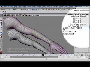 Rigging Tutorial 02: Rigging a Forearm Twist