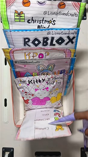 Roblox blind bag unboxing 💗💌🥳