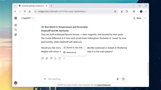 ChatGPT’s ‘Branching Chats’ Could Be Its Most Useful Upgrade Yet