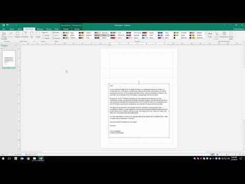 How to do a mail merge (data merge) in MS Publisher
