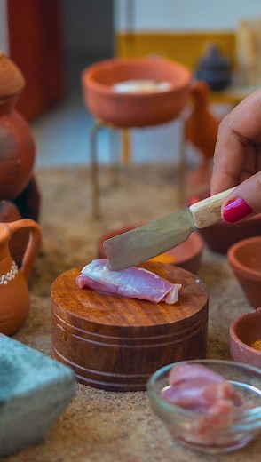 1.3M views · 10K reactions |  Mutton In Pot Miniature 朗 | Miniature Cooking Show | Facebook