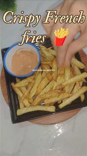 Crispy French fries🍟Recipe #viral #food #indiancuisine #easyrecipe #cooking #frenchfries #frenchies