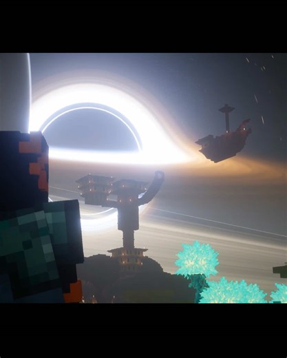 POV: You turn on shaders for the first time #minecraftshader #minecraft #distanthorizons #shader #iterationT