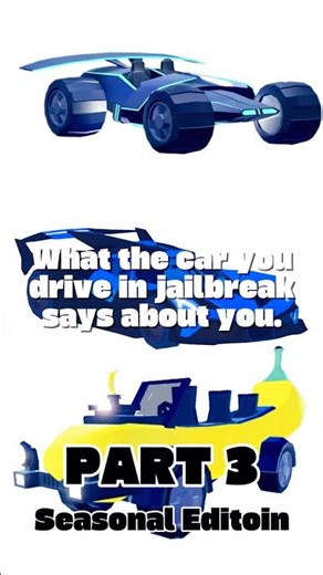 What the car you drive in jailbreak says about you #cosplay
