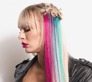 4.5K views · 20 reactions |  Funk It Up  Now through 3/19, take 20% off our Funky Colored hair extensions! Add some pop to your style today. | Donna Bella Hair Extensions | Facebook