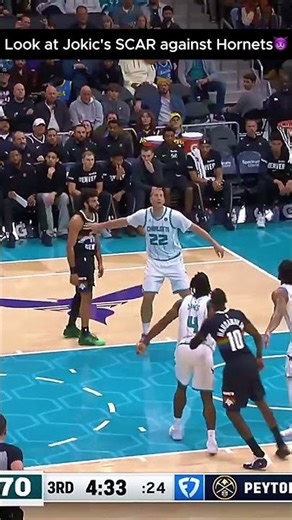 Hornets Announcer Hypes Up Jokic’s Battle Marks in Hilarious Moment😂