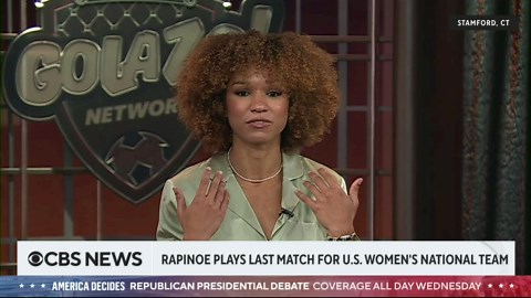 Megan Rapinoe plays final match for U.S. Women's National Team