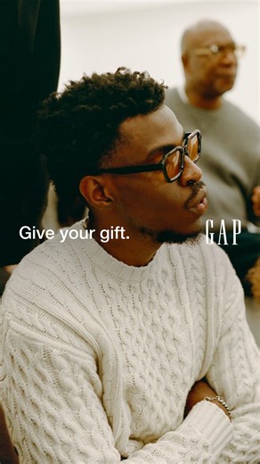 You can almost see it — a spark of inspiration, brought to life on set. Ft. SIENNA SPIRO and our choir, in holiday looks. | Gap