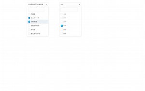 js自定义多选下拉框，带搜索过滤