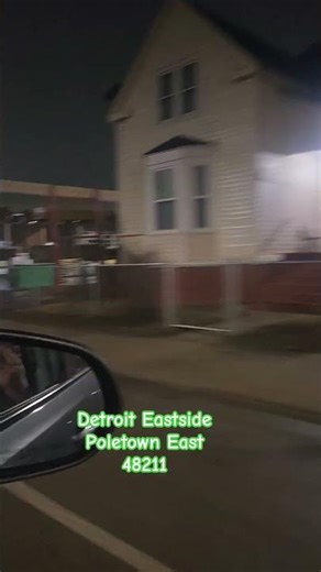 Poletown East after Dark: Detroit's Most Abandoned Streets! #shorts #abandoned #detroit
