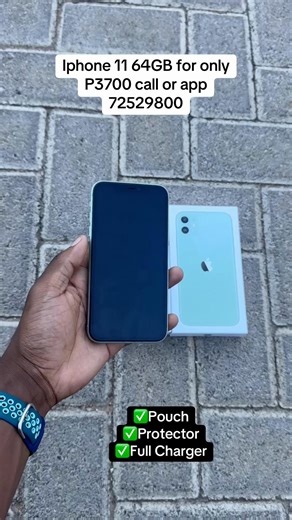 Bold Performance. Clean Design. Ready for Anything. iPhone 11 64GB (Green) Comes with Accessories FREE Screen Protector FREE Pouch New Battery – Battery Health: 100% | Face ID fully functional Liquid Retina HD Display that is bright, clear, and smooth for everyday use. Powered by the fast and efficient A13 Bionic chip, great for apps, photos, and multitasking. Dual 12MP Wide & Ultra-Wide Cameras with Night Mode and 4K video for stunning shots. 12MP Front Camera with Portrait Mode & 4K recording 