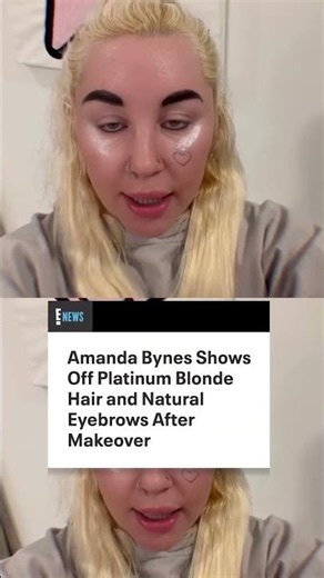 See Amanda Bynes' new platinum blonde hair and eyebrow reveal at the link in bio.