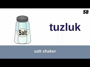 Turkish Vocabulary -100+ Kitchen Utensils | Learn Turkish Vocabulary Words with Pictures