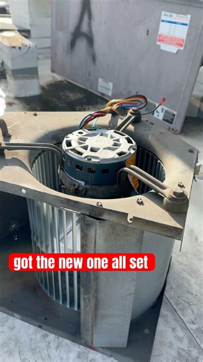 Blower replacement #hvacrepair #hvaclife #hvacservice