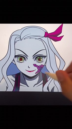 귀칼 다키 네즈코 헤어스타일 도전!!#귀멸의칼날 #귀칼 #네즈코 #다키 #demonslayer #kimetsunoyaiba #kimetsu_no_yaiba #kny #nezuko #nezukochan #daki #鬼滅の刃 #きめつのやいば #十二鬼月