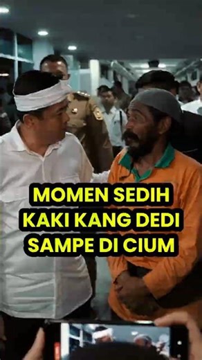 KAKI KANG DEDI SAMPE DI CIUM #dedimulyadi #shortvideo