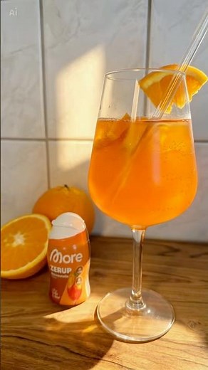 Der zuckerfreie und alkoholfreie Aperol Spritz perfekt für heiße Sommertage ☀️
