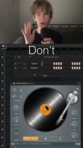 Sound designing the sound of a glint to make an ambient beat! #typebeat #tutorial #producer #ambient