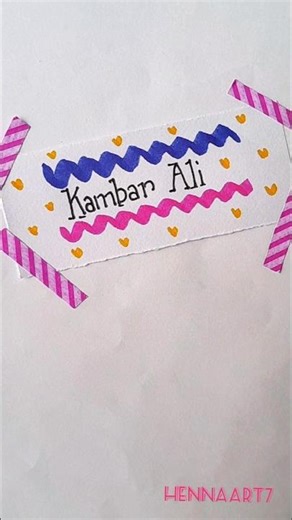 Cute & Creative Name Writing Style ✍️ Viral Name Art