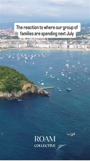 Roam Collective: Study Abroad meets Summer Camp for Families on Instagram: "Why they’re raving about San Sebastián👇 🍽️ Foodie paradise 🏖️ Beaches 🏄 Surfing ⛵️ Sailing 🥾 Hiking 🚴 Biking 🎢 Amusement park 🎵 Jazz concerts (on the beach!) ⭐️ Museums galore 👦 SUPER family friendly …and so much more! ⬇️ Comment WAITLIST to get the inside scoop! Roam Collective is an immersive experience where study abroad meets summer camp, designed for modern families who want to trade autopilot for adventure