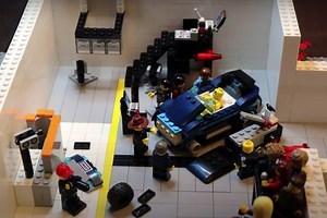 Watch: IIHS employee films super-realistic stop-motion Lego crash test