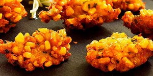 Crab and Corn Fritters, Crispy and quick to make! GET RECIPE HERE www.recipe30.com | Recipe30