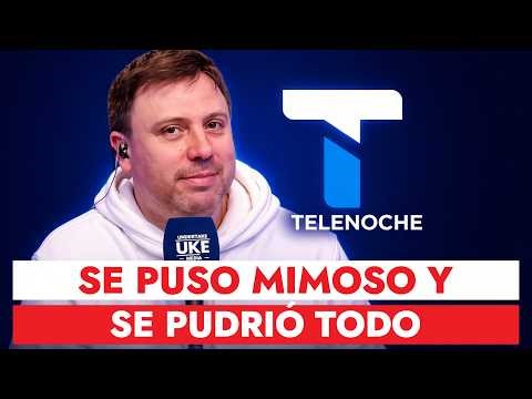 Periodista de Telenoche se puso mimoso con otro hombre en fiesta del canal y casi se van a las piñas