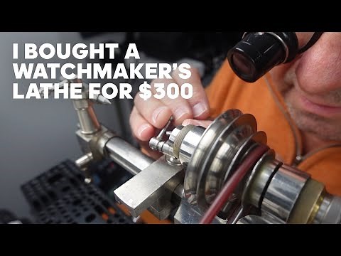 Wolf Jahn Geneva-style 8mm Watchmaker's Lathe