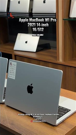 MacBook Pro M1 Pro Chip 2021 14 inch 16/512 Best for editing work. #macbookpro #hafeezcenter #sale