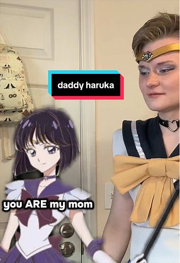 daddy haruka #sailorsaturn #sailoruranus #sailormoon #sailormooncosplay #hotarutomoe