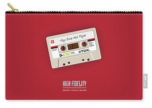 High Fidelity - Alternative Movie Poster Zip Pouch by Movie Poster Boy